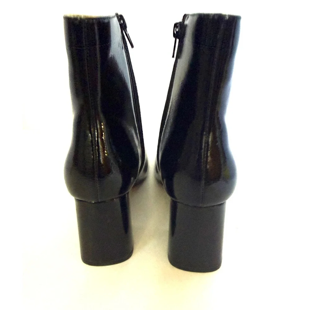 Journee Collection Women's Haylinn Block Heel Dress Booties Black Size 8 NWT/BOX - Picture 5 of 6